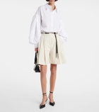 Nina Ricci Cotton canvas shorts