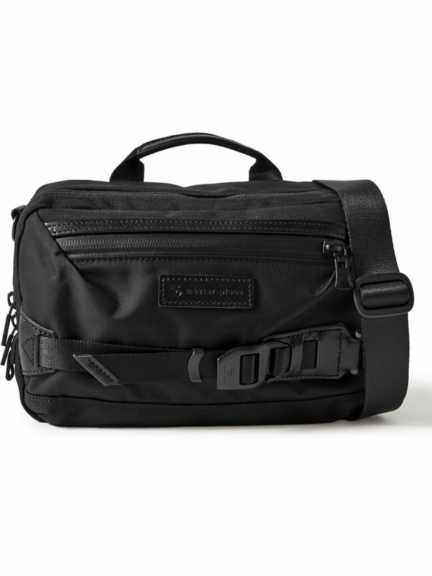 Photo: Master-Piece - Small Leather-Trimmed CORDURA® Nylon Messenger Bag
