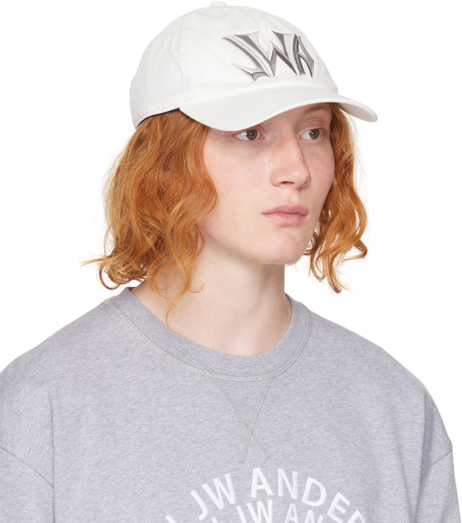 Jw Anderson White Baseball Cap Jw Anderson 