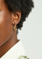 Otiumberg Spiralis Pavé 14kt Gold Vermeil Hoop Earrings - One Size