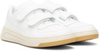 Acne Studios White Velcro Strap Sneakers