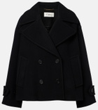 Chloé Double-breasted wool-blend peacoat