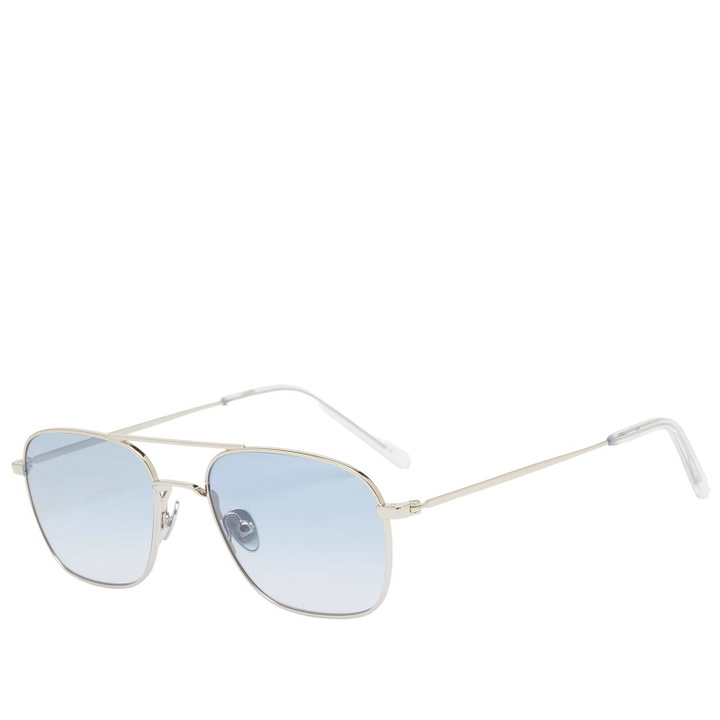 Photo: Monokel Dion Sunglasses in Silver/Blue 
