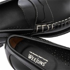 Bass Weejuns Men's Larson Contrast Stitch Penny Loafer in Black Leather