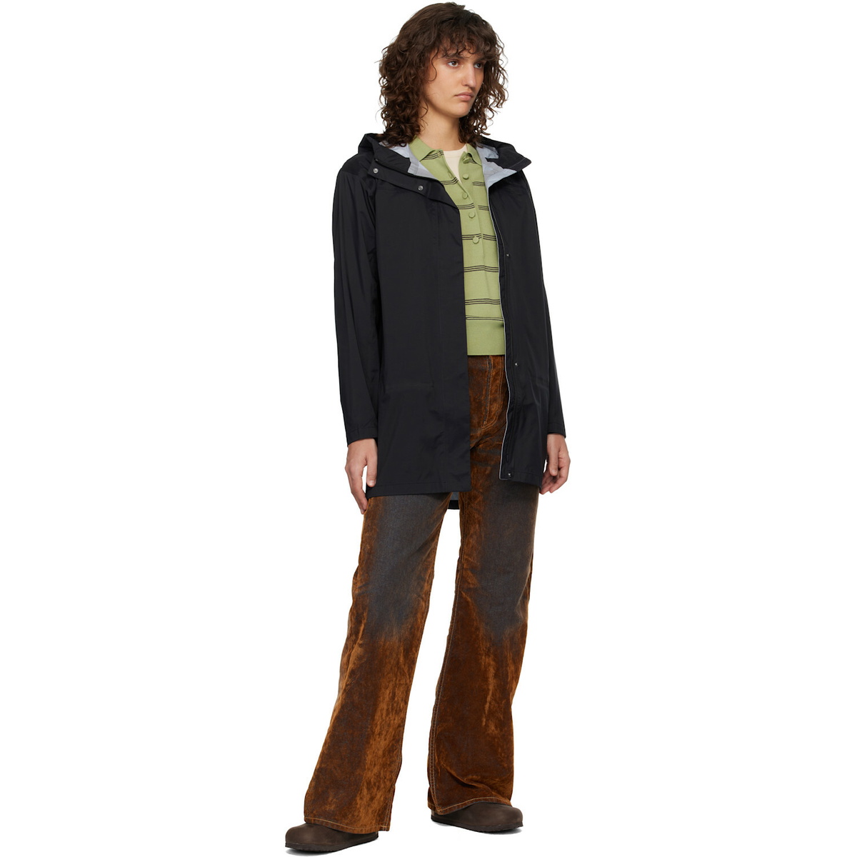 The North Face Black Voyage Rain 3L Hooded Parka