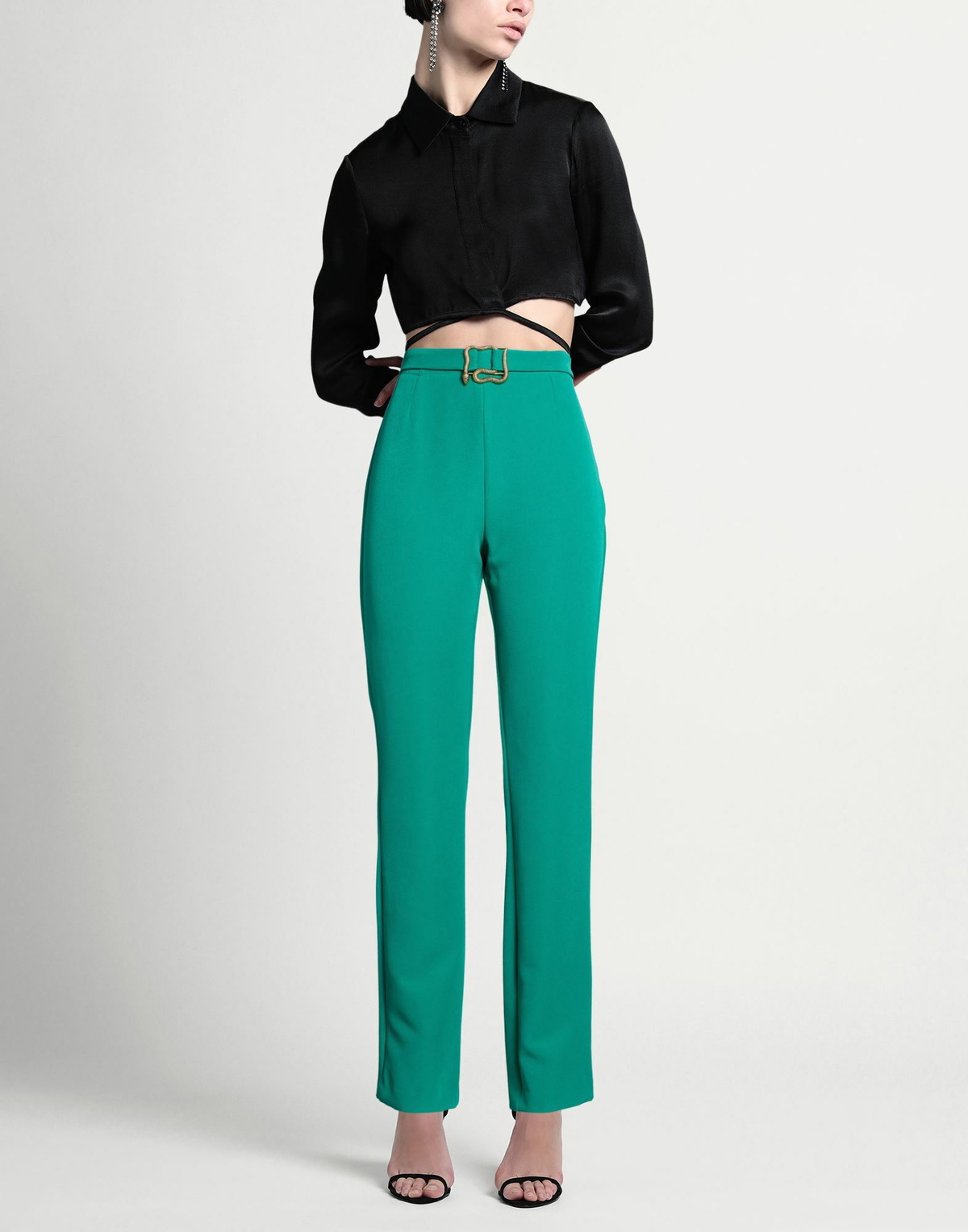 Just Cavalli Womens Pants Emerald in Green