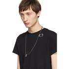 Saint Laurent Black Natural Heart T-Shirt