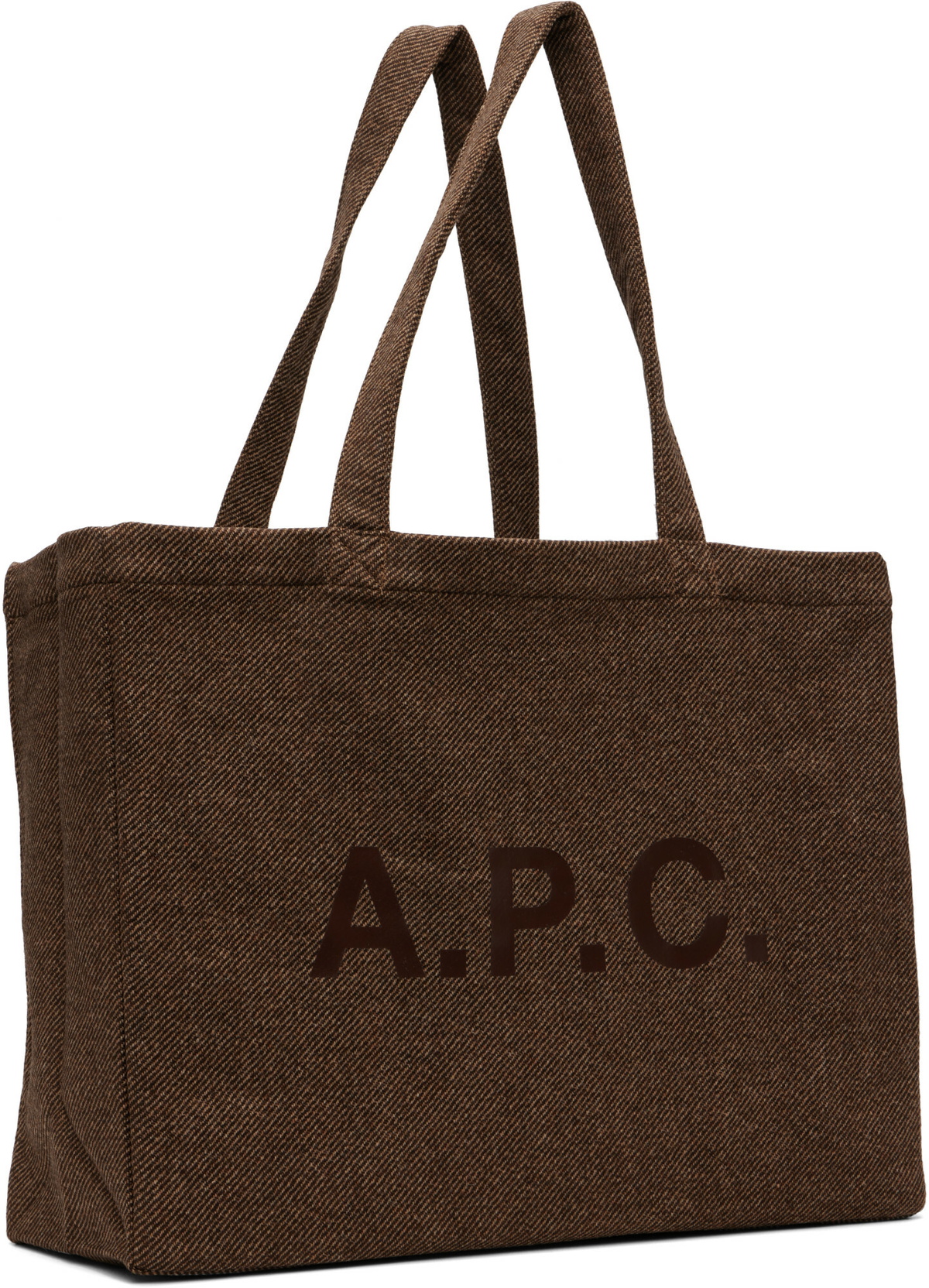 A.P.C. Brown Diane Shopping Tote