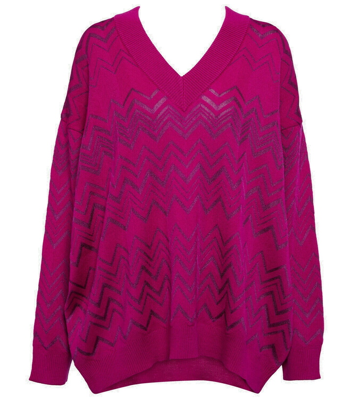 Photo: Missoni Zig-zag oversized wool-blend sweater