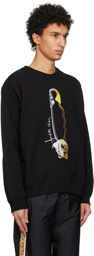 Versace Black Safety Pin Sweatshirt