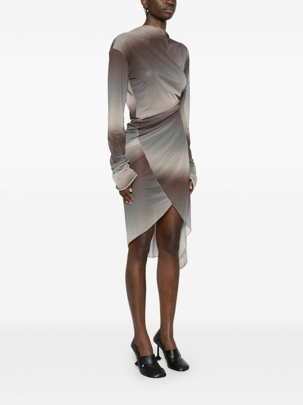 Jade Cropper Draped Twisted Mini Dress