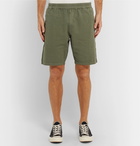 Folk - Linen and Cotton-Blend Shorts - Green