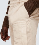 Brunello Cucinelli - Linen and cotton cargo pants