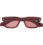 Jacques Marie Mage - Saint Square-Frame Acetate Sunglasses - Pink