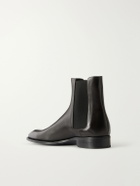SAINT LAURENT - Aurelien Leather Chelsea Boots - Brown