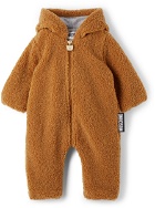 Moschino Baby Brown Teddy Bear Jumpsuit