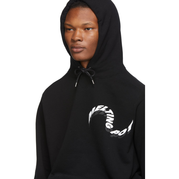 Sacai Black Melting Pot Hoodie