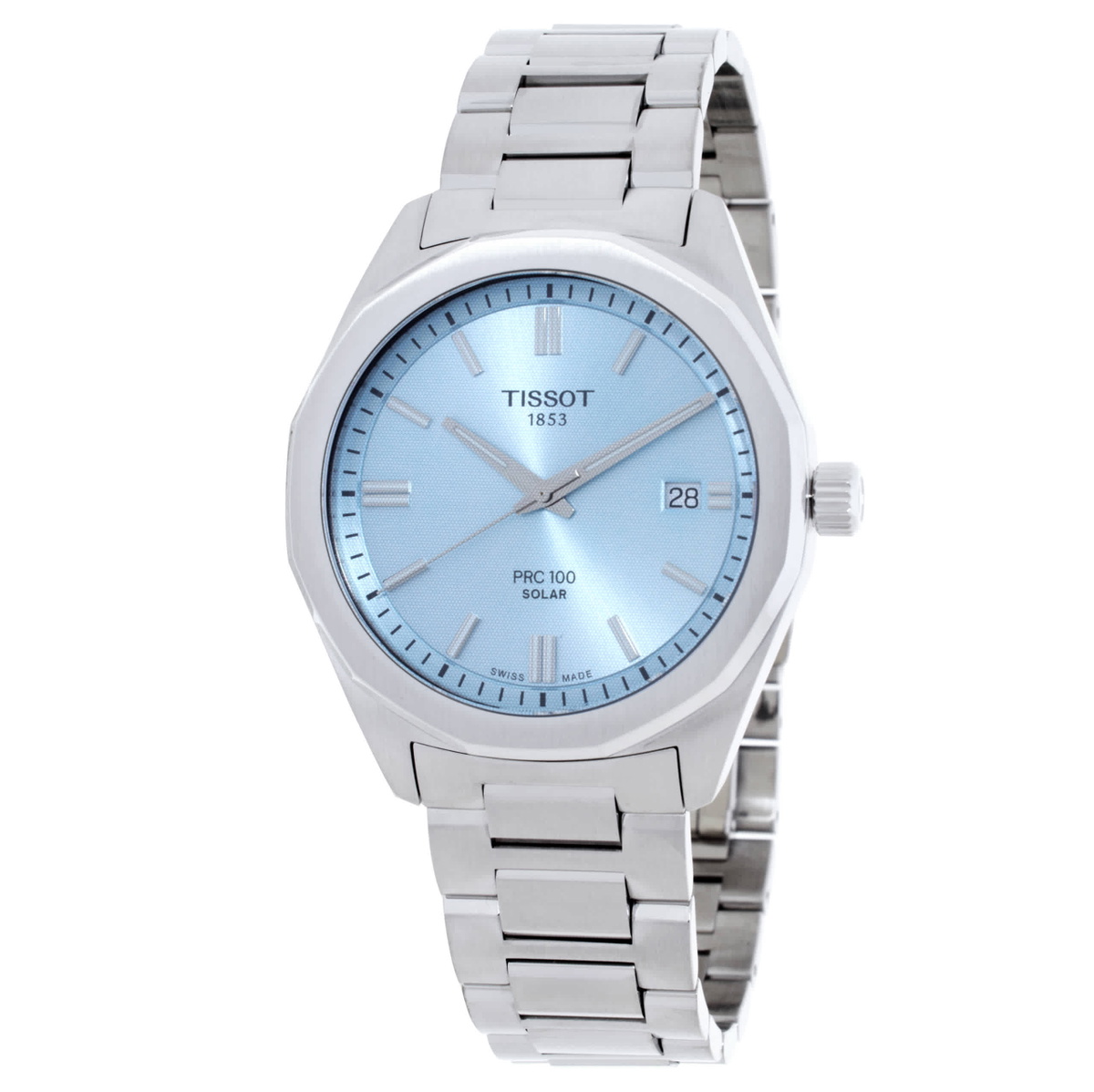 Tissot PRC 100 Solar Quartz Blue Dial Mens Watch T151.422.11.351.00