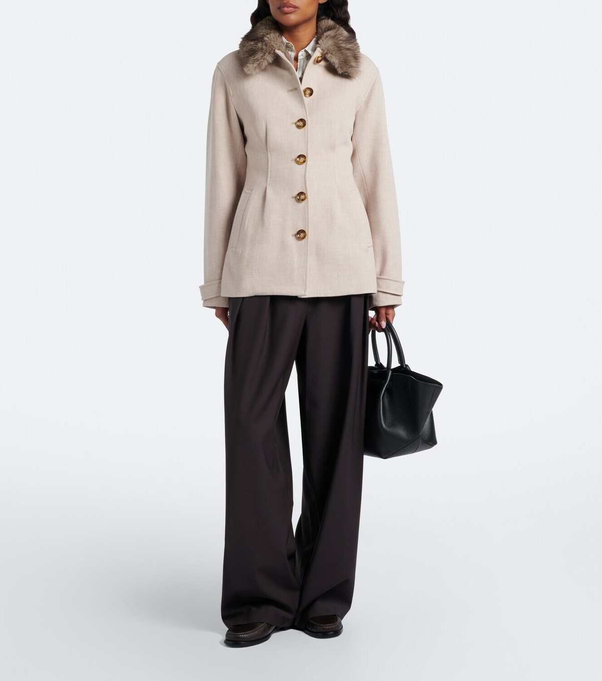 Veronica Beard Severine pleated jacket