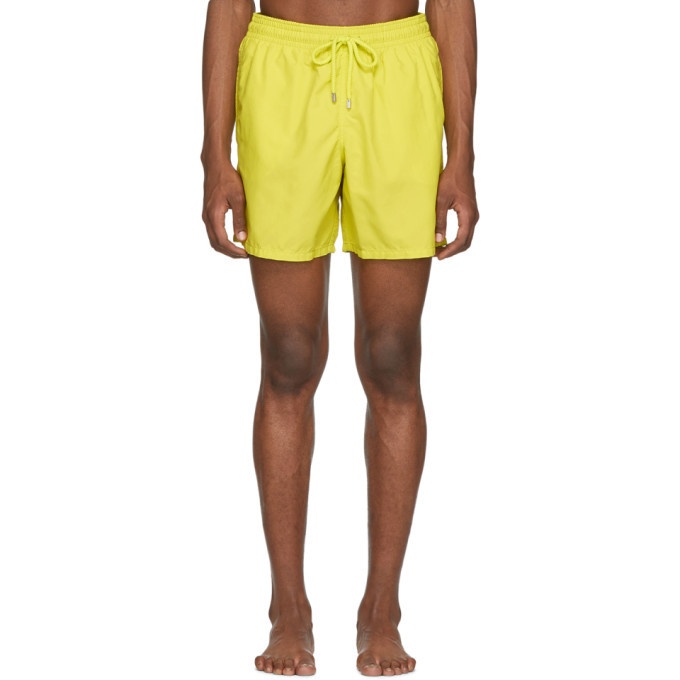 Photo: Vilebrequin Yellow Solid Moorea Swim Shorts