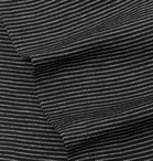 Pantherella - Seymour Striped Cotton-Blend Socks - Black