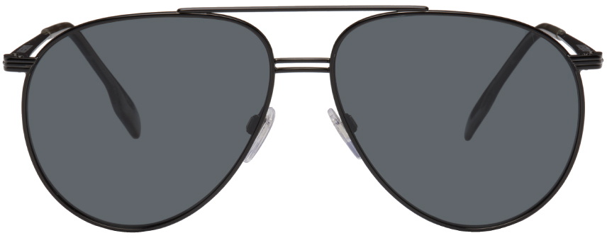 Burberry Black Aviator Sunglasses Burberry
