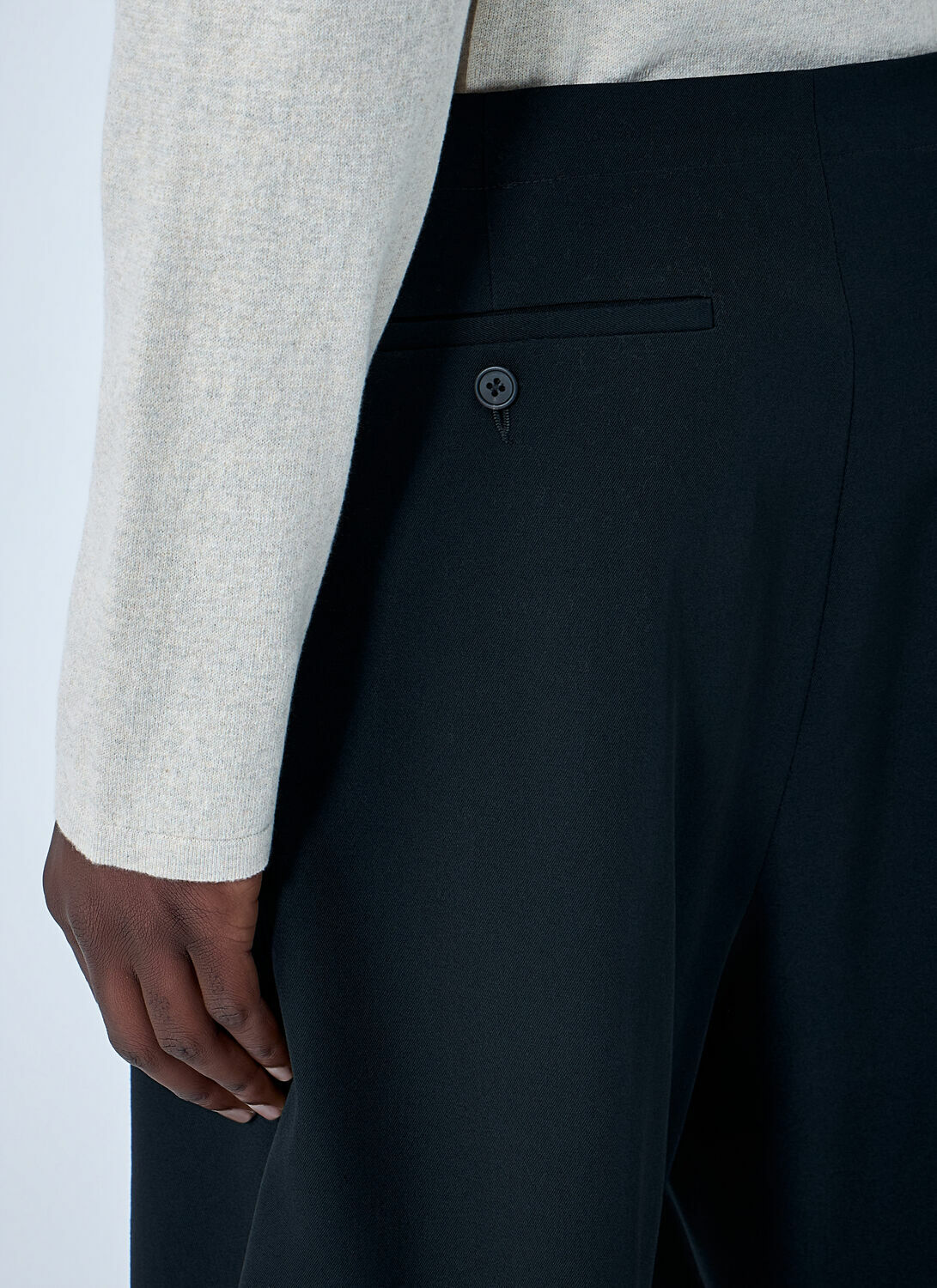 The Row Sayed Wool Shorts
