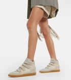 Isabel Marant - Bilsy suede high-top sneakers