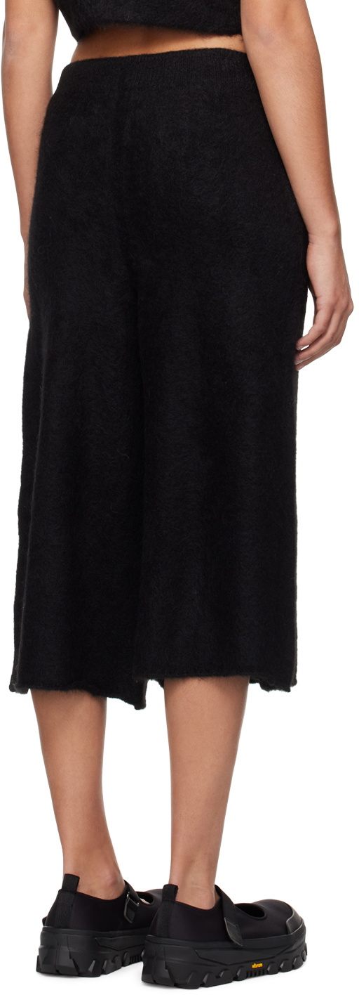 AMOMENTO Black Drawstring Shorts