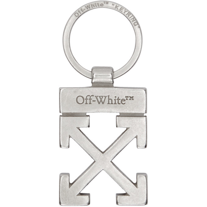 Off-White Silver Arrows Keychain Off-White