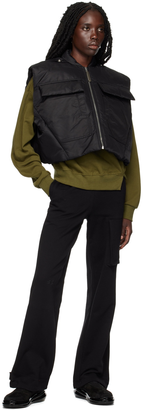 SPENCER BADU Khaki Side Zip Sweater