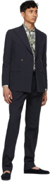 DOPPIAA Navy Seersucker Aadolfo Suit