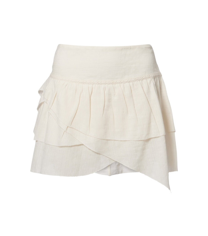 Photo: Marant Etoile Dejha cotton and linen-blend miniskirt