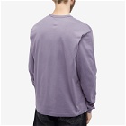 Acne Studios Men's Eisen Long Sleeve Face T-Shirt in Faded Purple