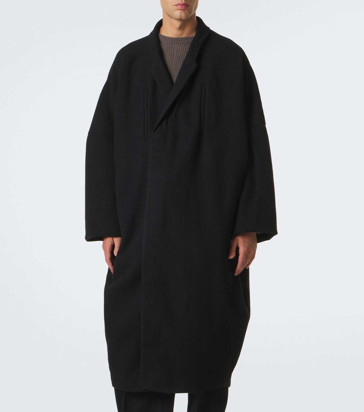 Rick Owens Poiret virgin wool coat