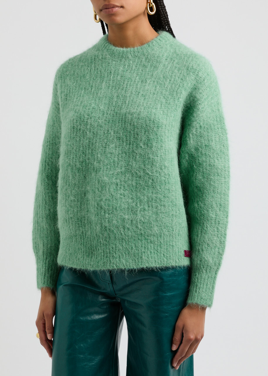 16 Arlington Sephia Alpaca-blend Jumper Green