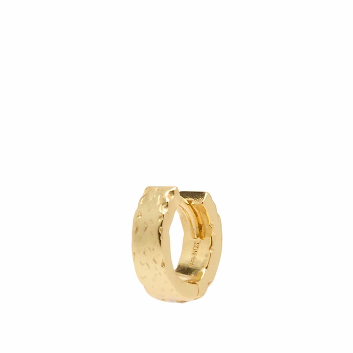 Photo: Serge DeNimes Men's Forge Earring in Gold 