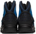Kiko Kostadinov Black & Blue Jehtra High-Top Sneakers