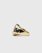 Casablanca Gold Plated Monogram Ring Gold - Mens - Jewellery