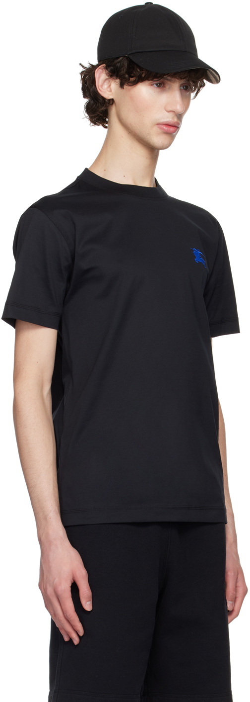 【関税&送料込】Burberry Black Cotton T-Shirt Burberry logo-print Cotton T-shirt | Black | FARFETCH
