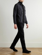 Canali - Cashmere, Wool and Silk-Blend Rollneck Sweater - Black