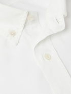 TOM FORD - Button-Down Collar Lyocell-Poplin Shirt - White