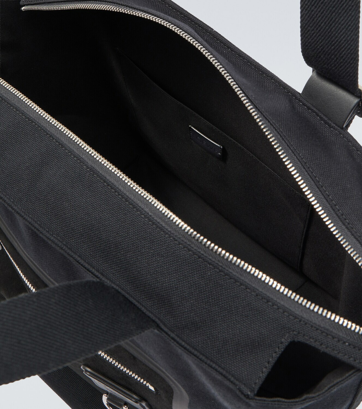 Loewe Flex Medium canvas and suede tote bag