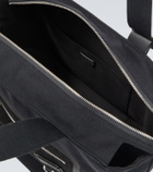 Loewe Flex Medium canvas and suede tote bag