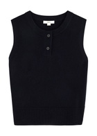 Vince Wool-blend Vest Dark Navy