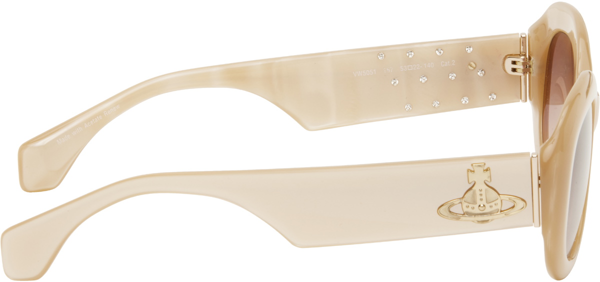 Vivienne Westwood Beige Vivienne Sunglasses