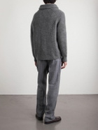 UMIT BENAN - Montana Cashmere and Silk-Blend Cardigan - Gray