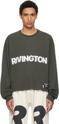 Rivington Roi Rebis Khaki 'Anti Death' Thermal T-shirt