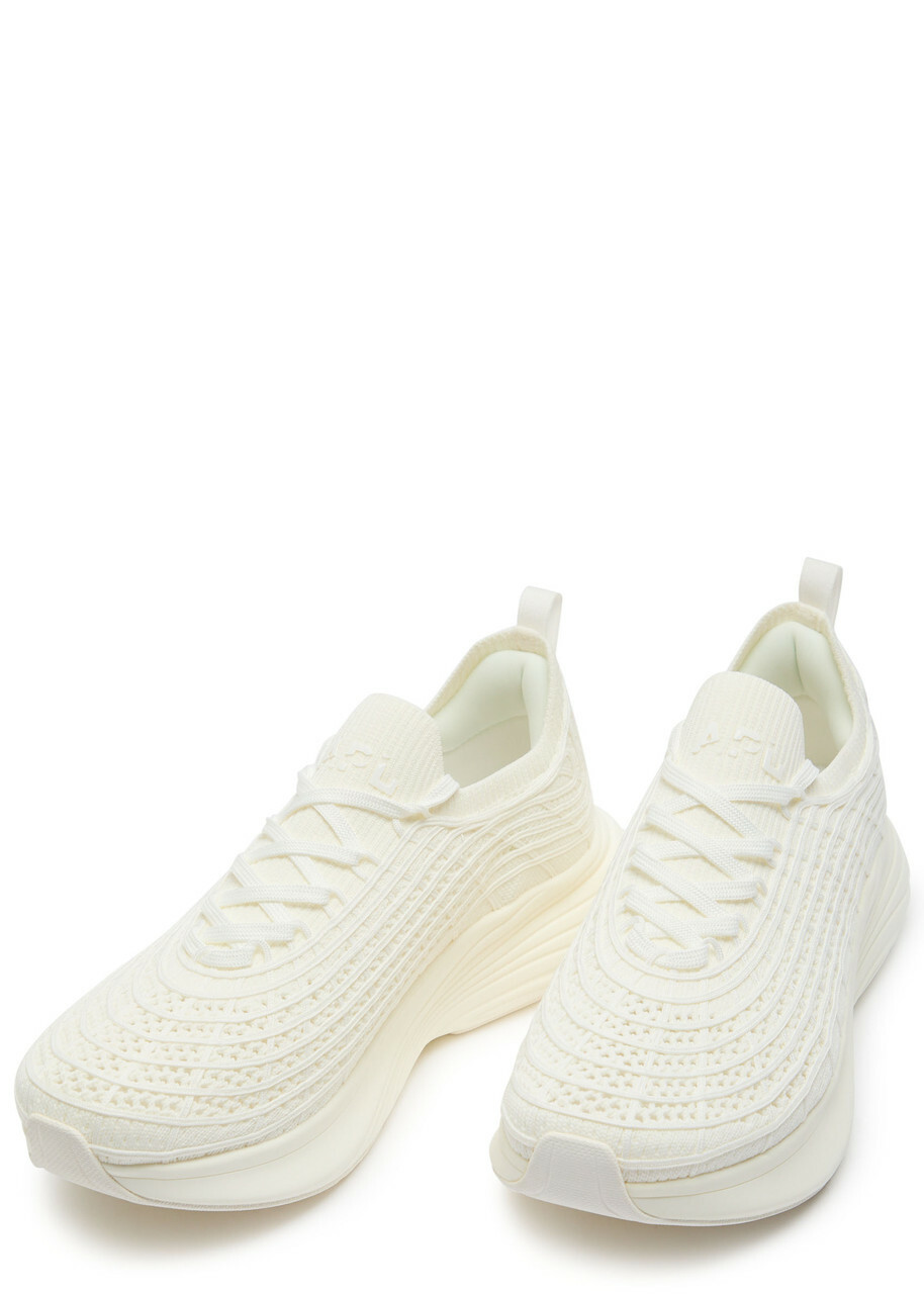 Athletic Propulsion Labs Techloom Zipline Knitted Sneakers Ivory