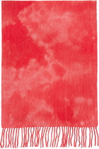 Acne Studios Pink Tie-Dye Scarf